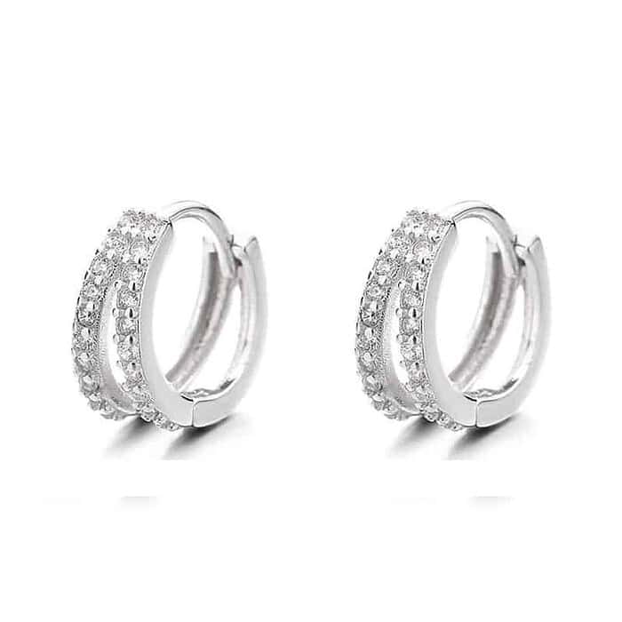 Huggies Silber Ohrringe Damen