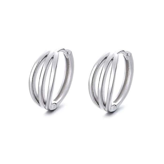 Huggies Silber Ohrringe Damen