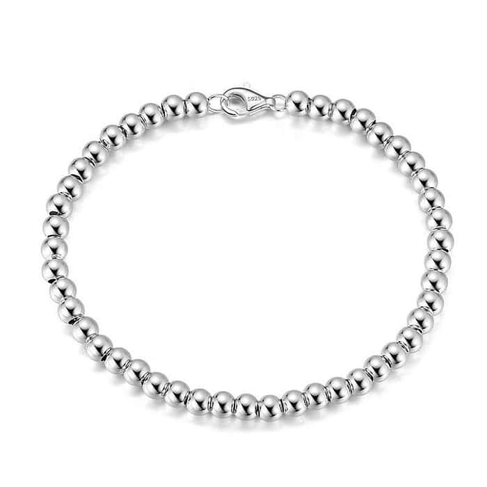 Damen Armband Perlen Silber