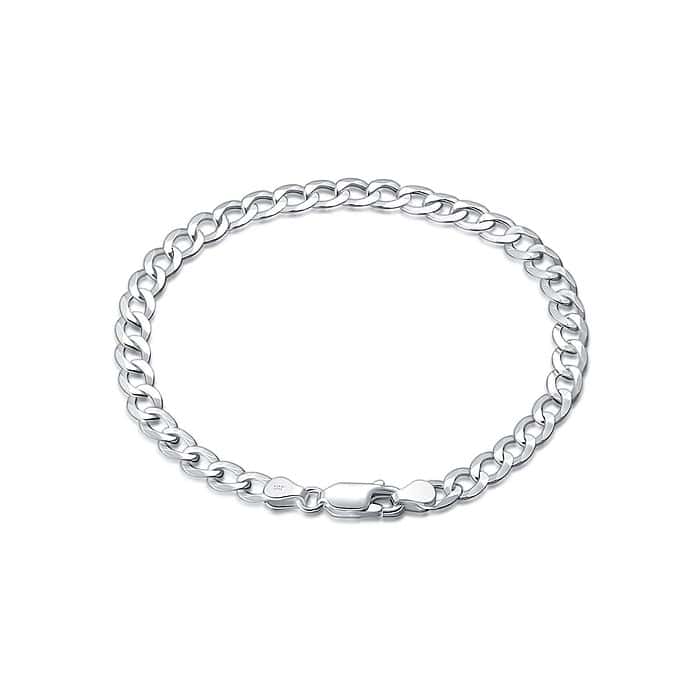 Cuban Gliederarmband in 925 Silber – Bild 2