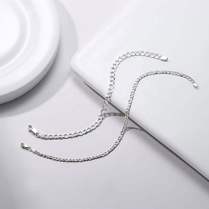 Cuban Gliederarmband in 925 Silber – Bild 3