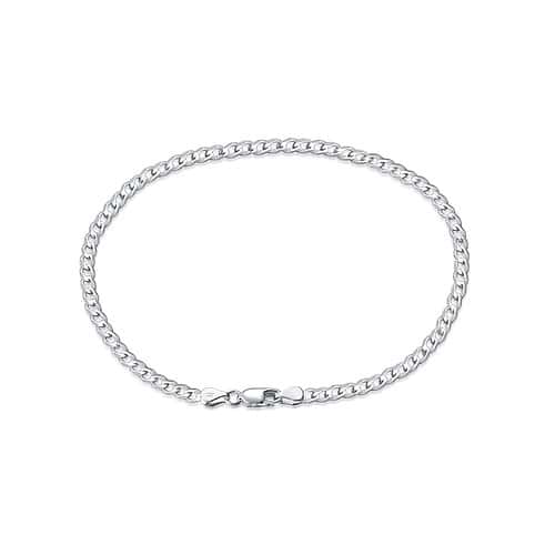 Cuban Gliederarmband 925 Silber