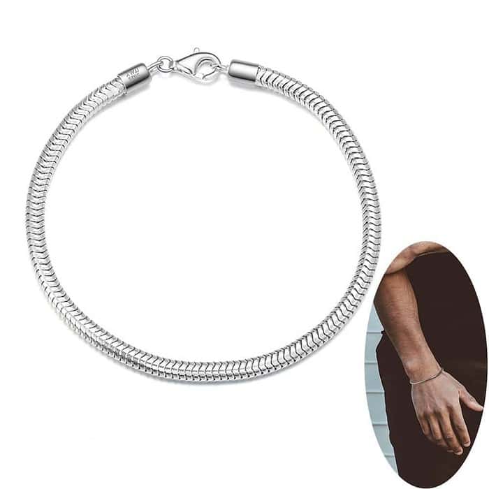 Schlange Armband 925 Sterling Silber – Bild 3