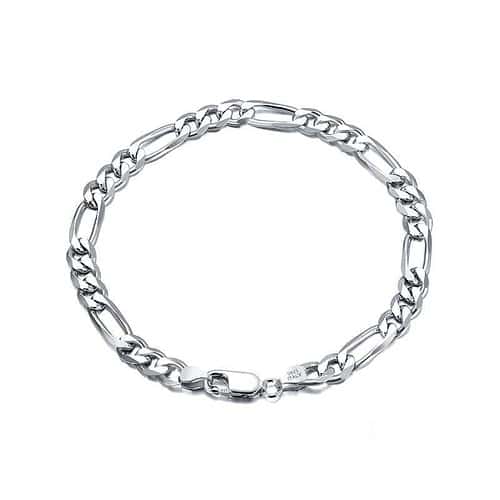 Figaro Herren Armband - Gliederarmband 925 Silber