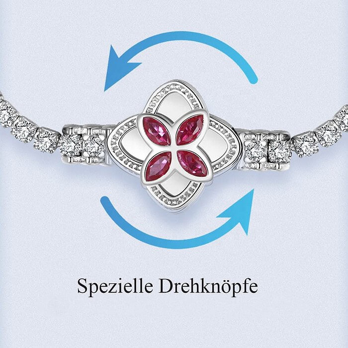 Damen Zirkonia Armband 925Silber – Bild 3