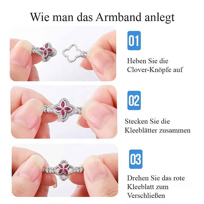 Damen Zirkonia Armband 925Silber – Bild 4
