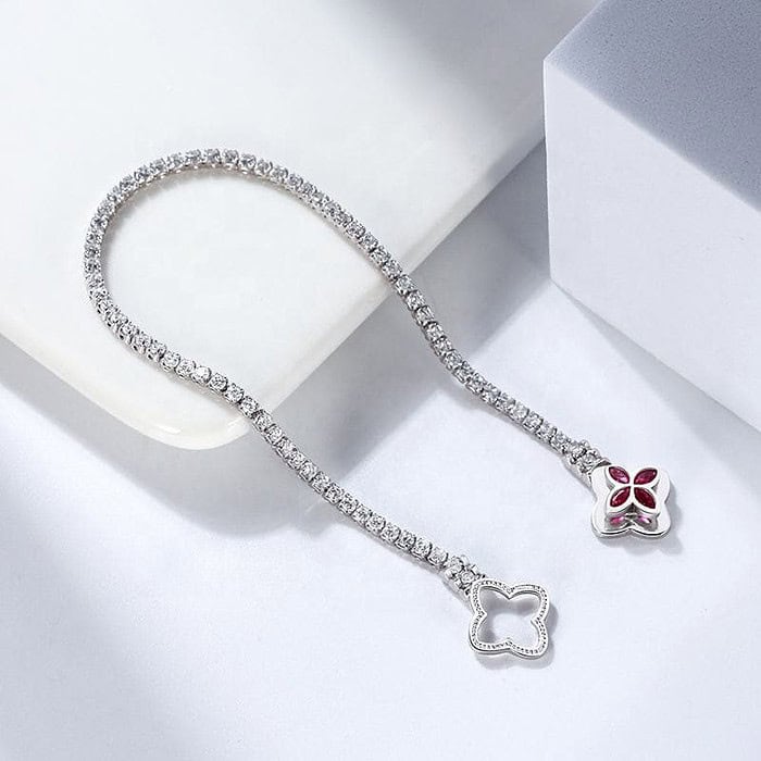 Damen Zirkonia Armband 925Silber – Bild 5