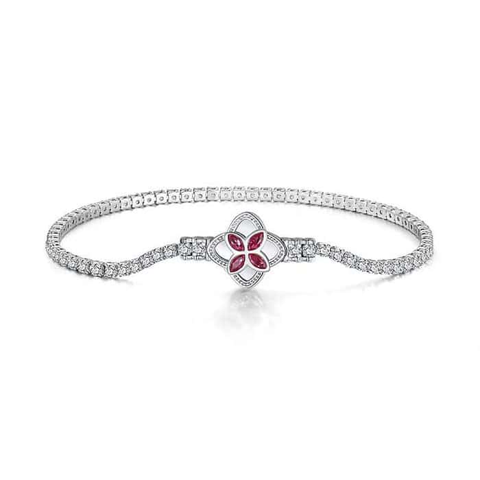 Damen Zirkonia Armband 925Silber