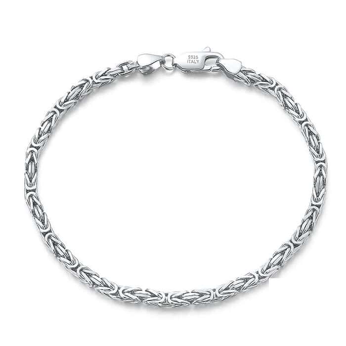 Königskette Armband Silber Damen – Bild 5