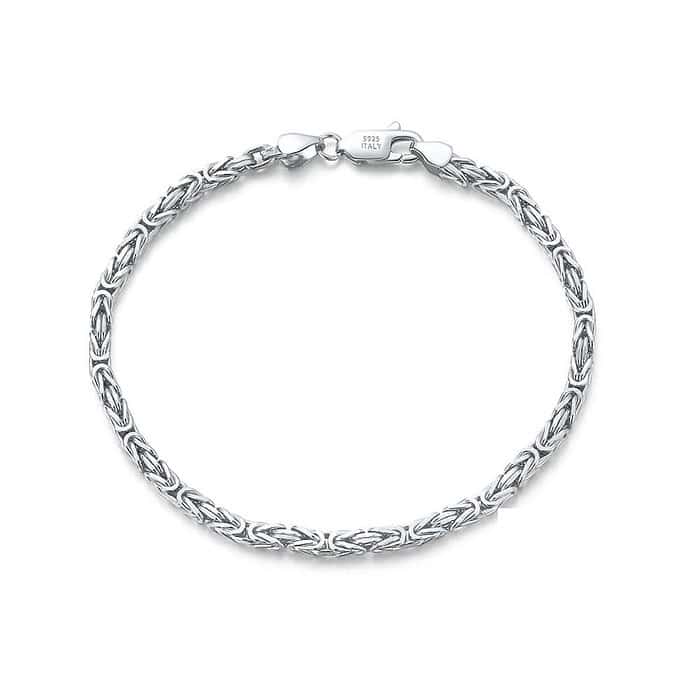 Königskette Armband Silber Damen