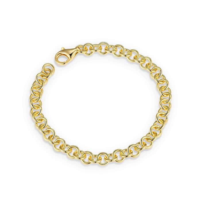 Gliederarmband Silber
