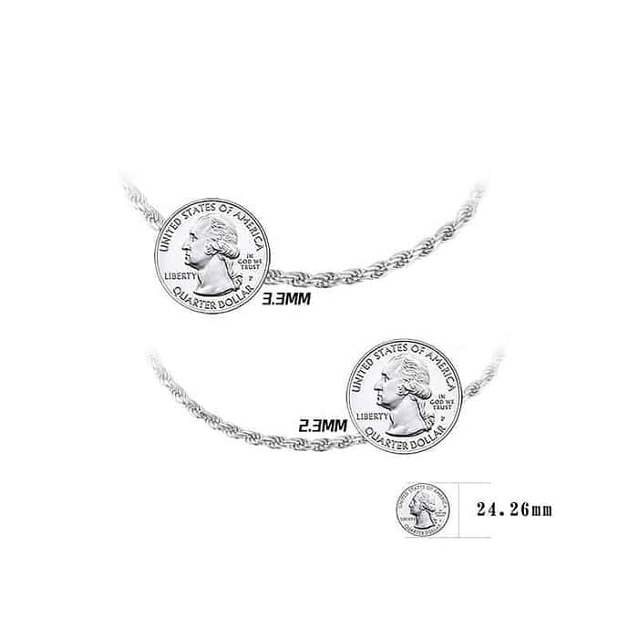 Kordel Armband Silber – Bild 4