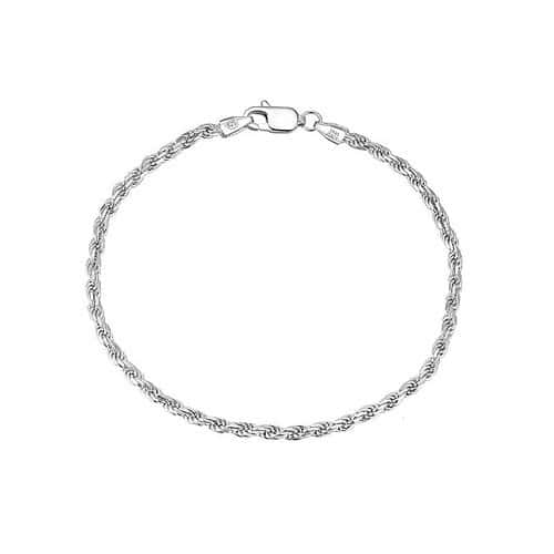 Kordel Gliederarmband Silber