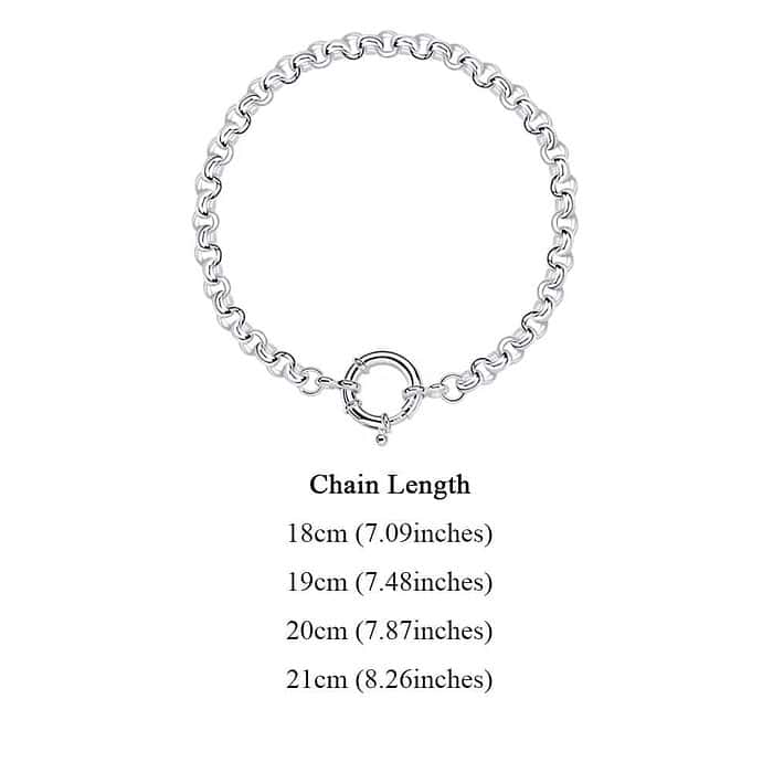 Silber Damen Armband Mit Kreis – Bild 3