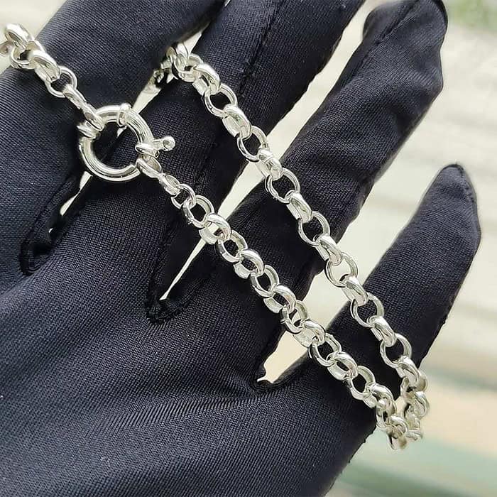 Silber Damen Armband Mit Kreis – Bild 2