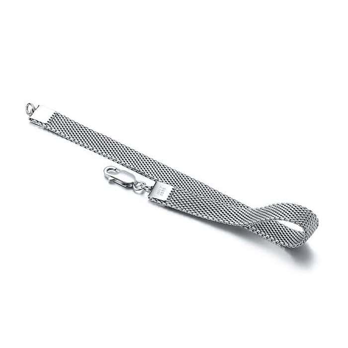Mesh Damen Armband 925 Silber – Bild 2