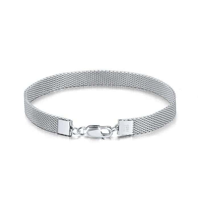 Mesh Damen Armband 925 Silber