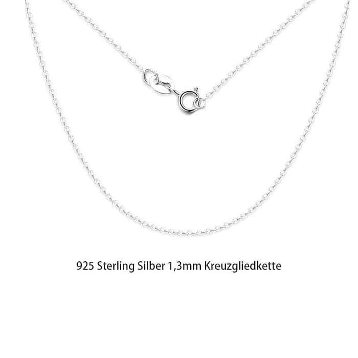 925 Sterling Silber Damen Kette 40CM – Bild 3