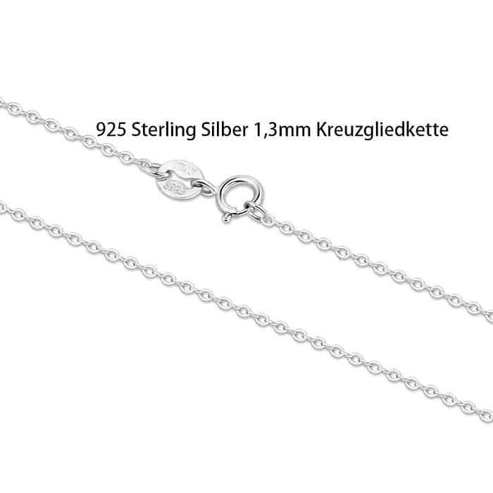 Herren Kette Schlange Silber 1.0mm – Bild 6