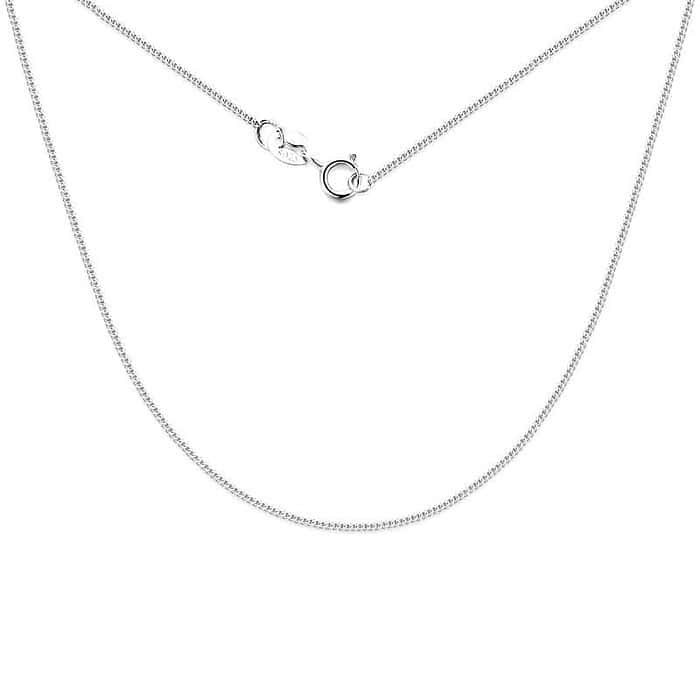 Damen Silber kette 40 cm