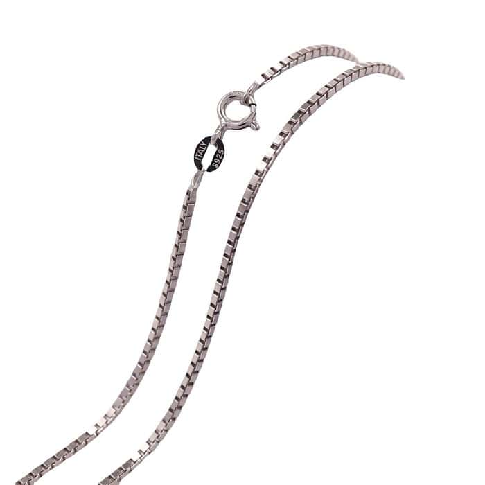 Kette Silber Damen  Boxkette