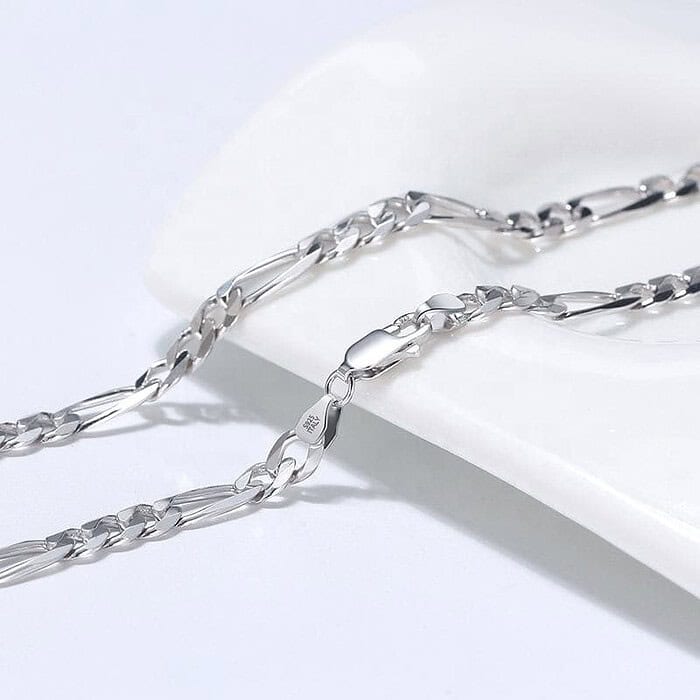Silber Figaro Ketten Herren – Bild 4