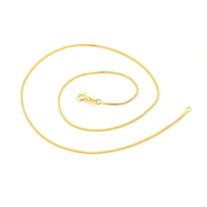 Kette Damen Vergoldet 40 cm