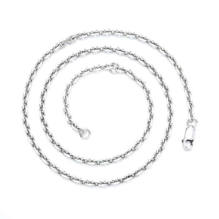 Kette Silber Damen Kabelkette