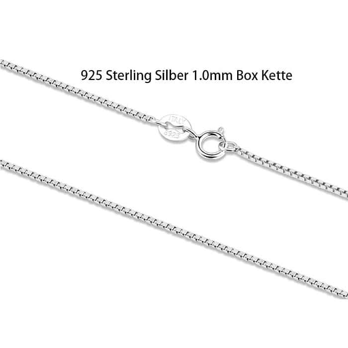 Herren Kette Schlange Silber 1.0mm – Bild 7