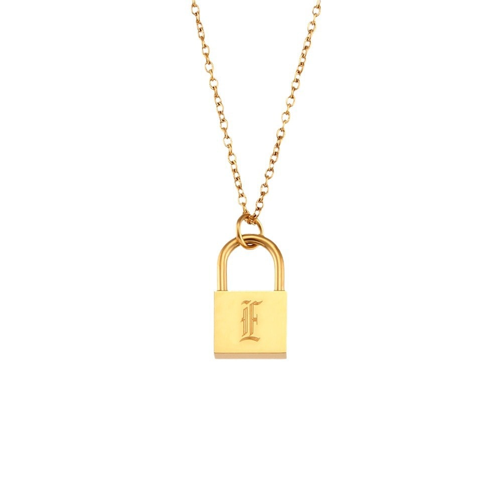 Damen Buchstaben Kette 18K Vergoldet Damen Buchstaben Kette 18K Vergoldet