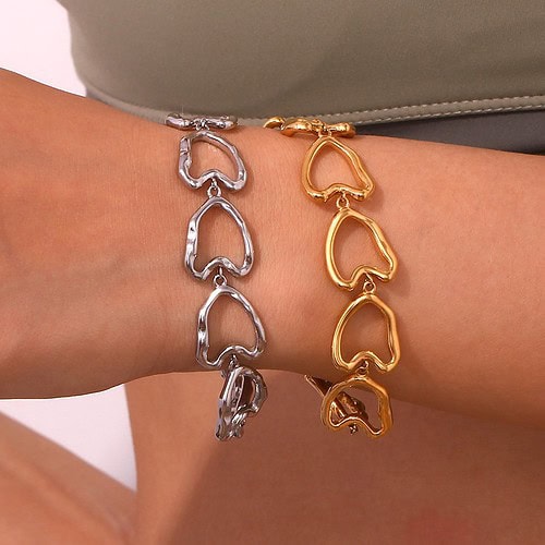Damen Statement Armband Große Herz