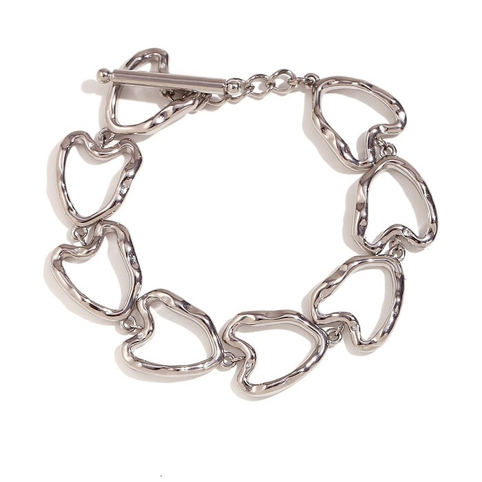 Damen Statement Armband Große Herz