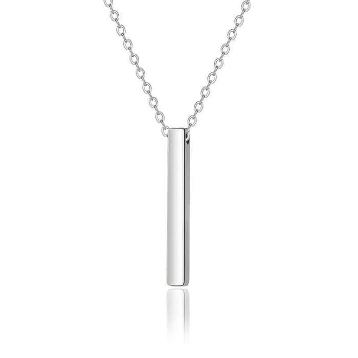 Kette Mit Gravur Silber Vergoldete – Bild 4