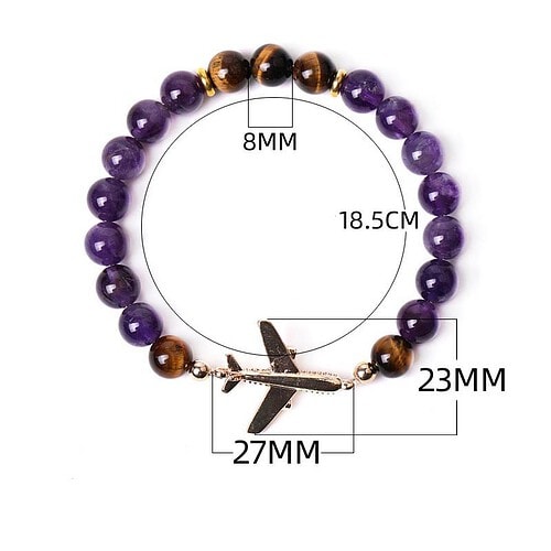 AmethystArmband Tigerauge