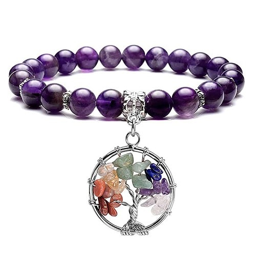 AmethystArmband Lebensbaum