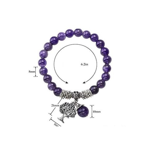 Amethyst Armband Lebensbaum