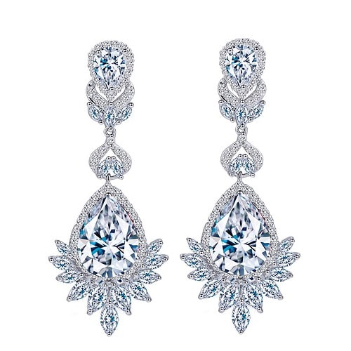 Vintage Ohrringe mit Zirkonia