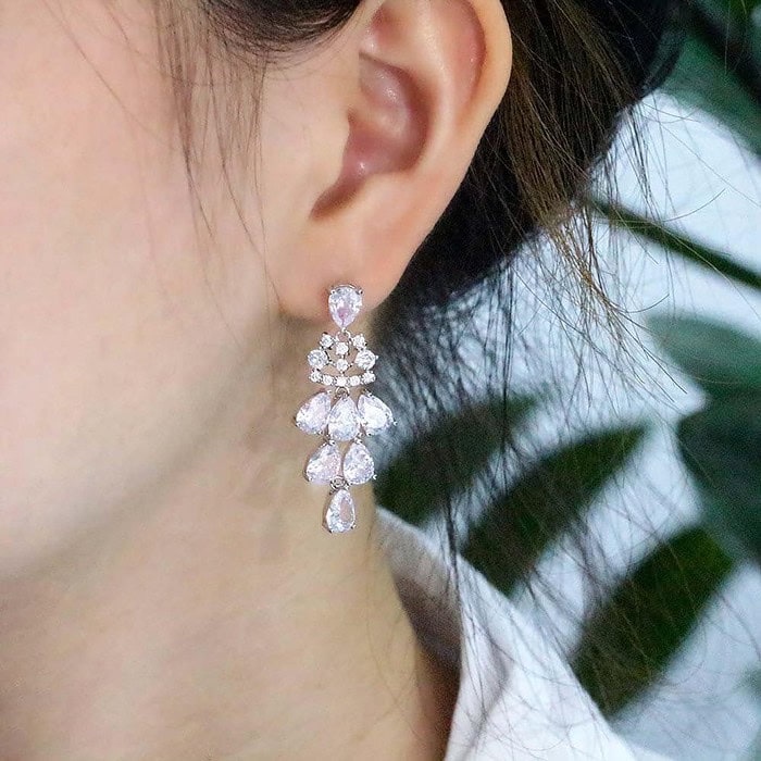 Brautschmuck Ohrringe – Bild 2