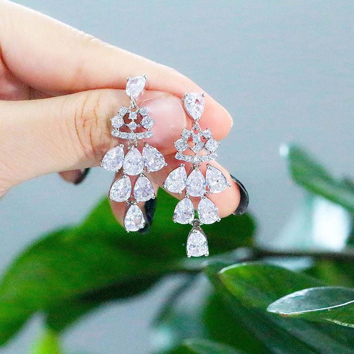 Brautschmuck Ohrringe – Bild 3