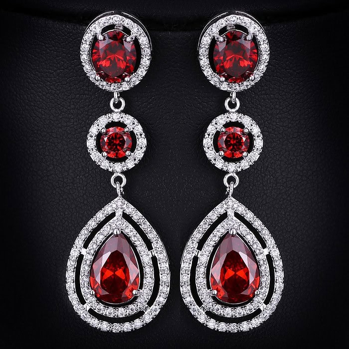 Brautschmuck Ohrringe Tropfen – Bild 4