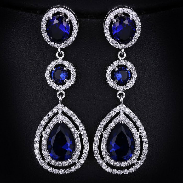 Brautschmuck Ohrringe Tropfen – Bild 5