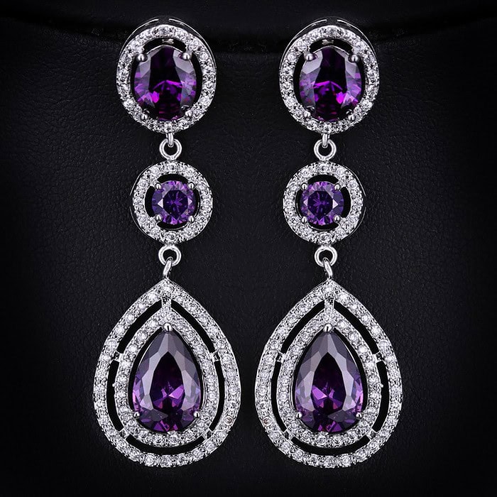 Brautschmuck Ohrringe Tropfen – Bild 6