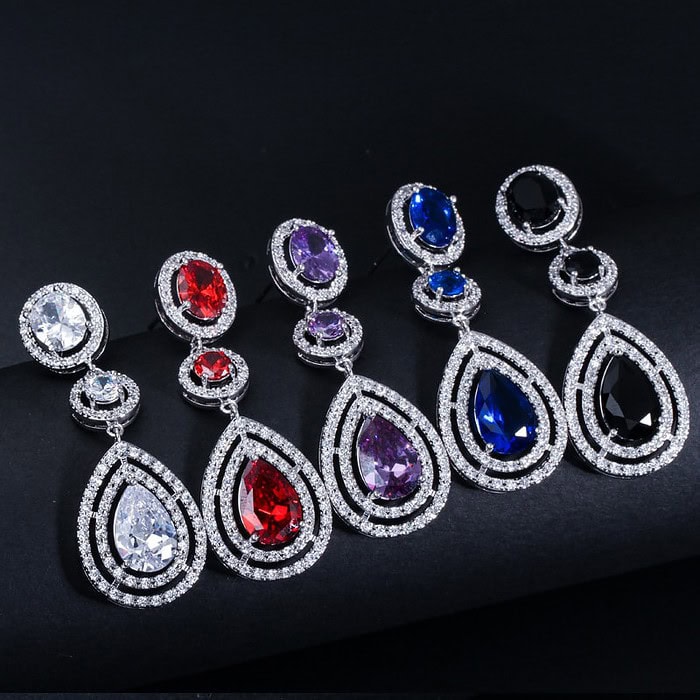Brautschmuck Ohrringe Tropfen – Bild 7