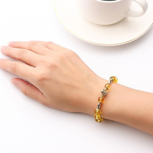 Citrin Armbänder Natürlicher Edelstein