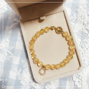 Citrinarmband Natürlicher Edelstein