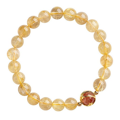 Citrinarmband Natürlicher Edelstein
