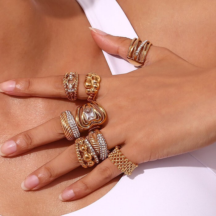 Ring Gold Damen Breite