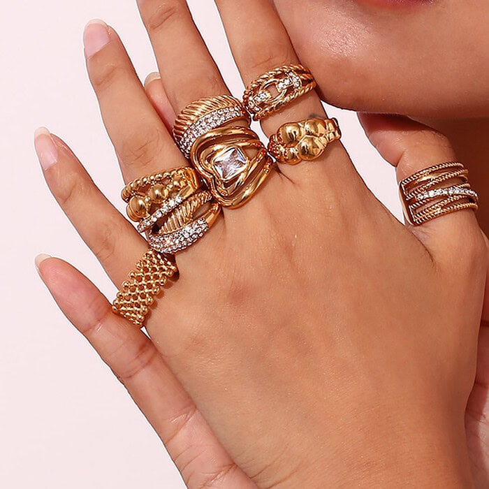 Ring Gold Damen Breite