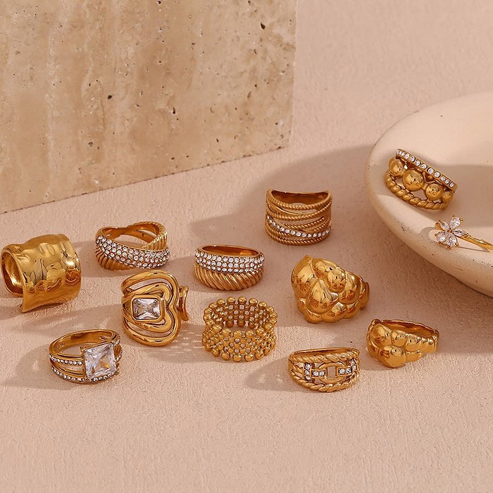 Ring Gold Damen Breite