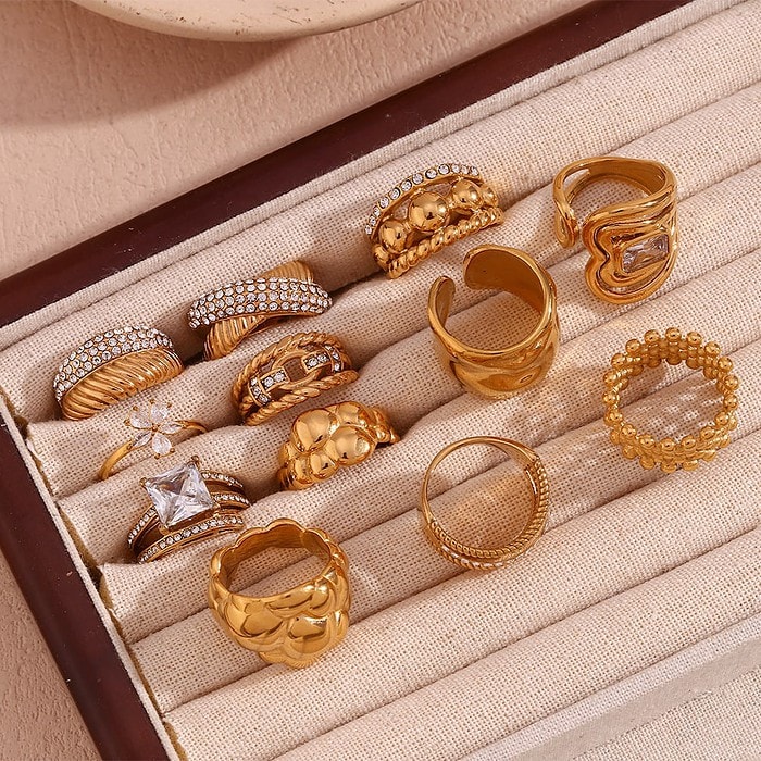 Ring Gold Damen Breite